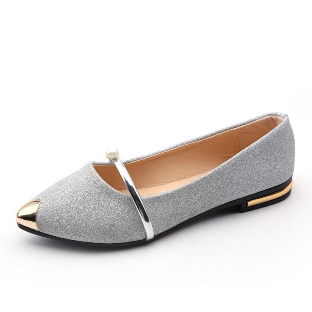 Nord Taschen | Perlen Flache Schicke Schuhe