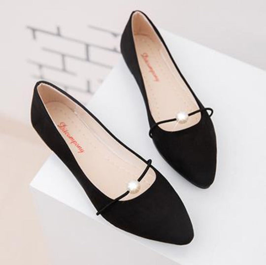 Nord Taschen | Perlen Flache Schicke Schuhe