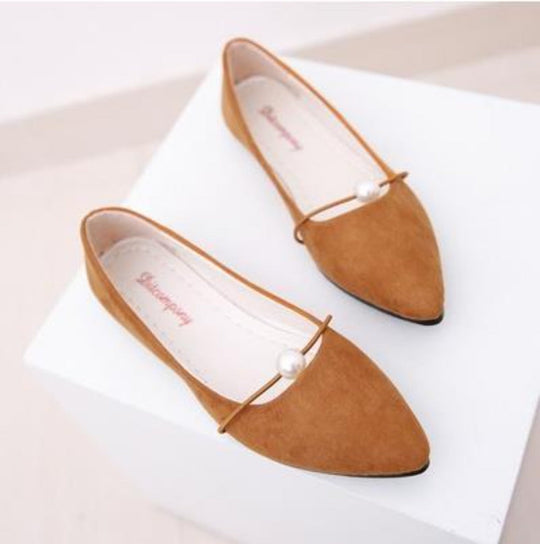 Nord Taschen | Perlen Flache Schicke Schuhe