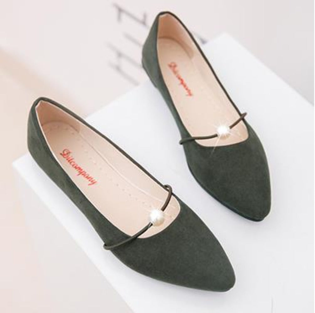 Nord Taschen | Perlen Flache Schicke Schuhe