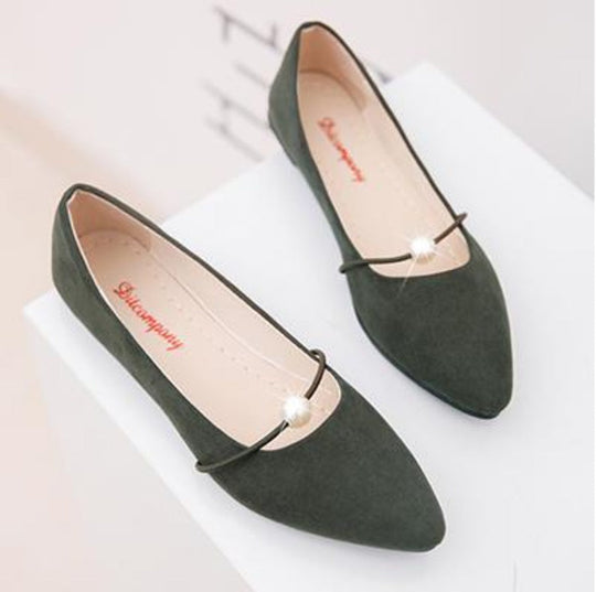 Nord Taschen | Perlen Flache Schicke Schuhe