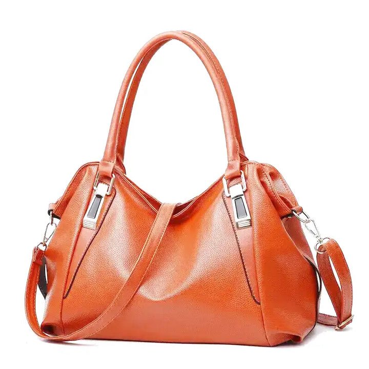 Nord Taschen | Simple Grained Leather Handbag Large Capacity