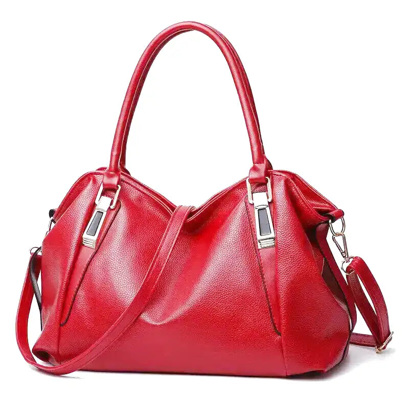 Nord Taschen | Simple Grained Leather Handbag Large Capacity
