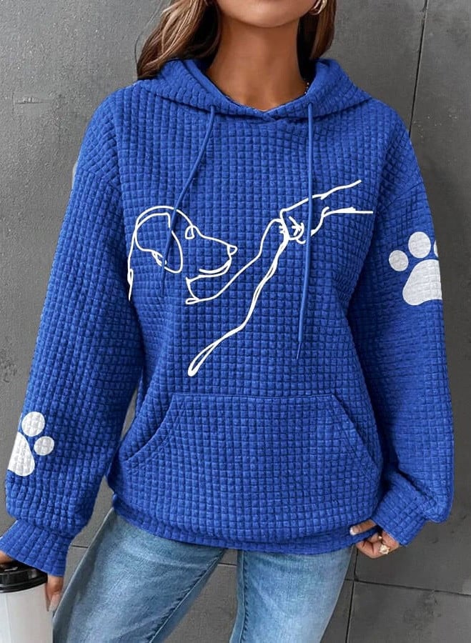 Bequemer Und Warmer Kapuzenpullover Für Frauen