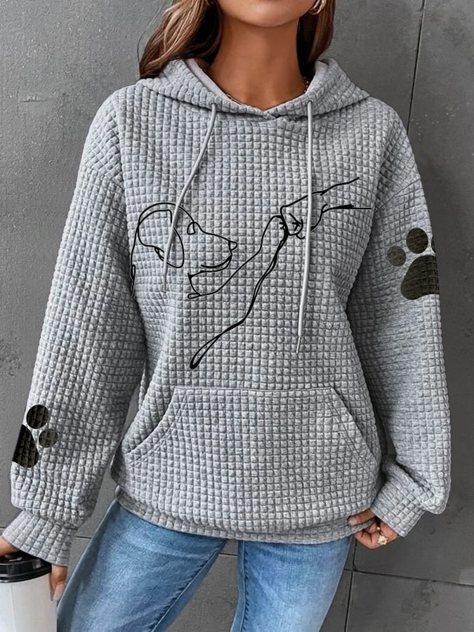 Bequemer Und Warmer Kapuzenpullover Für Frauen