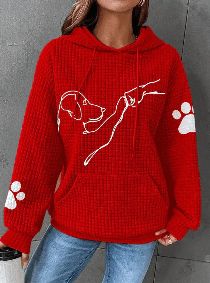 Bequemer Und Warmer Kapuzenpullover Für Frauen
