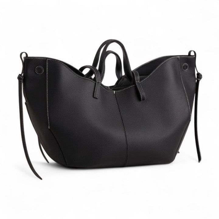 Nord Taschen | Large Grainy Leather Tote Bag