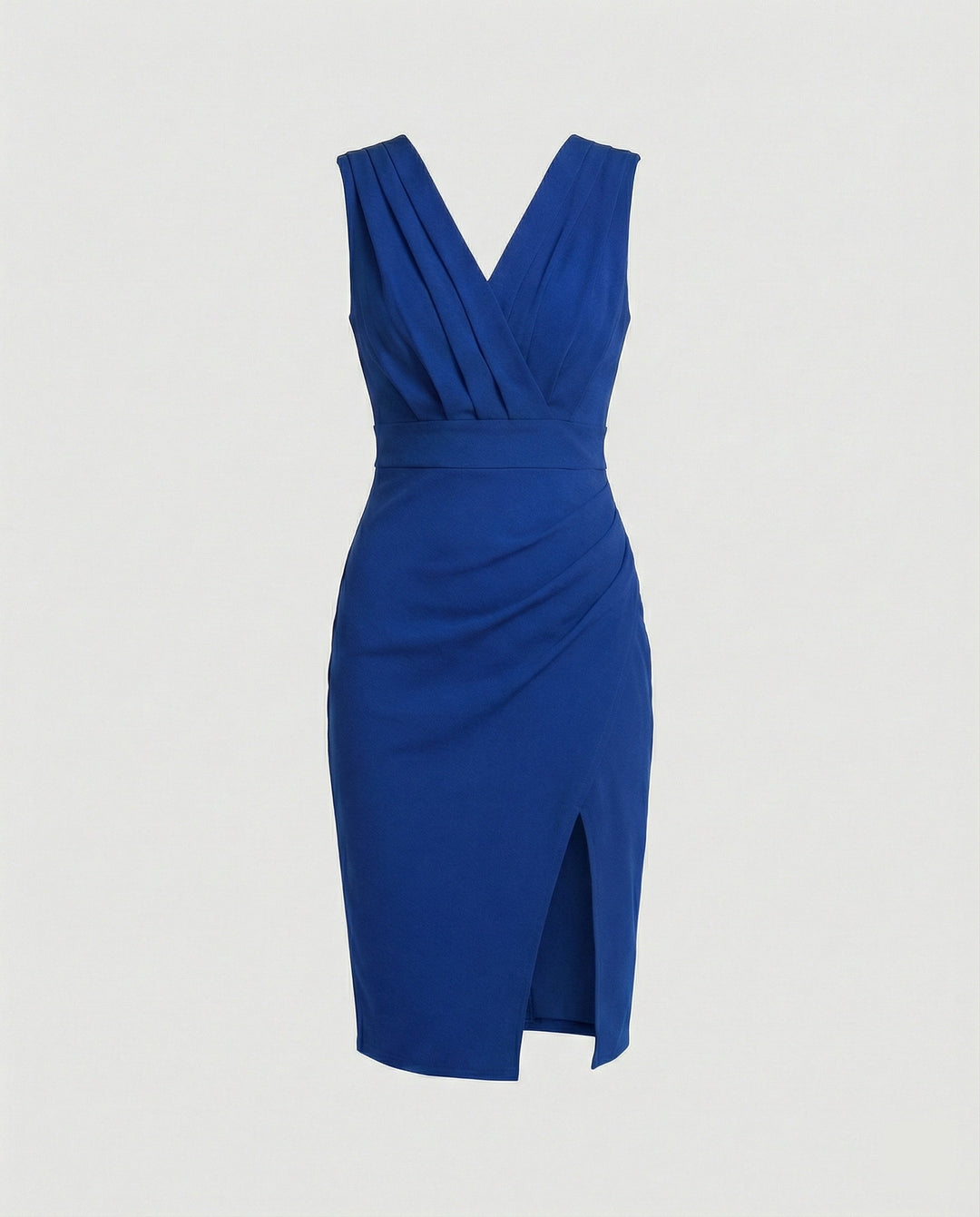 Ärmelloses Kleid mit Hoher Taille