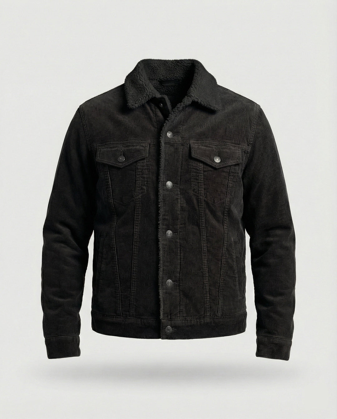 Elegante Cord Herrenjacke