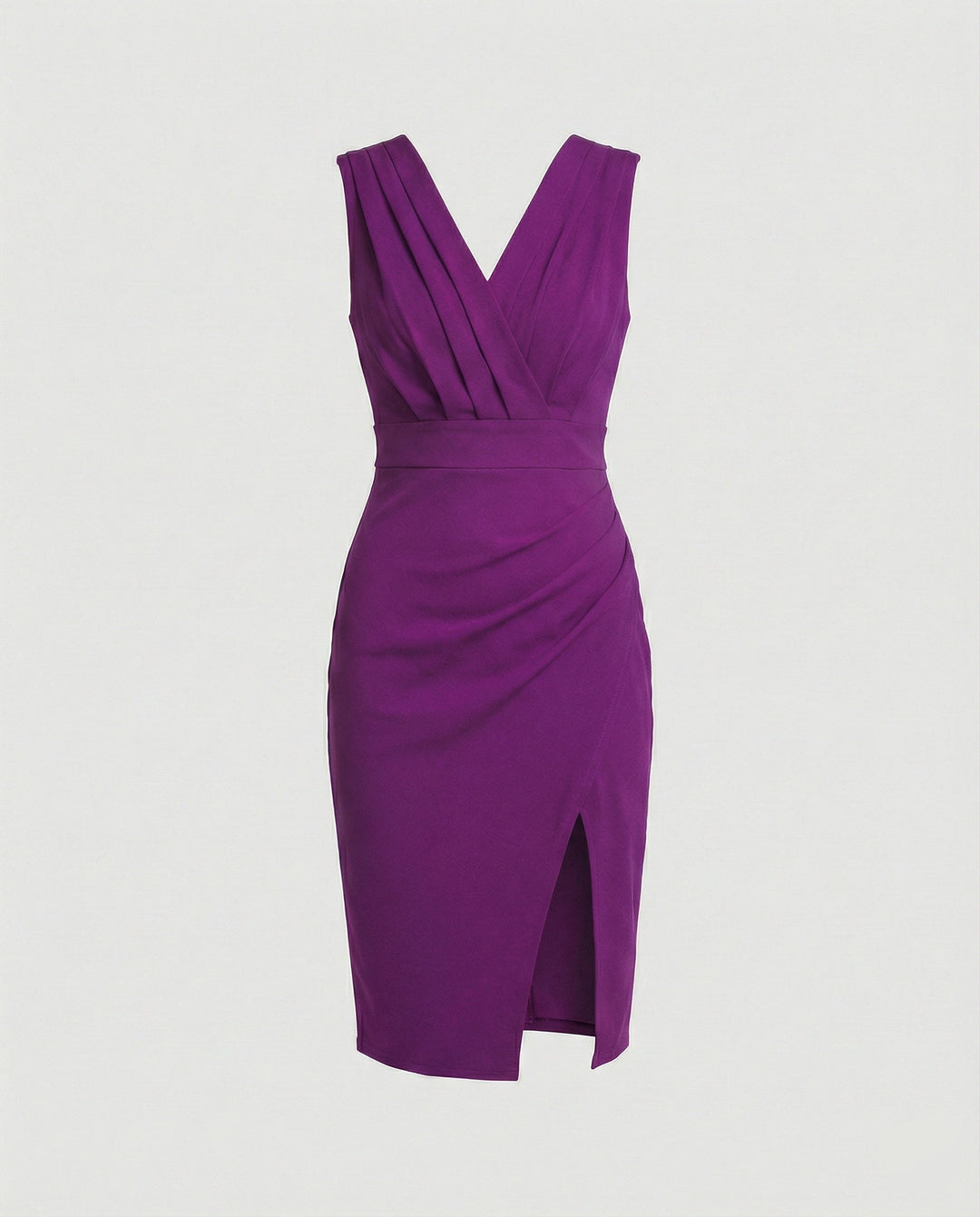 Ärmelloses Kleid mit Hoher Taille