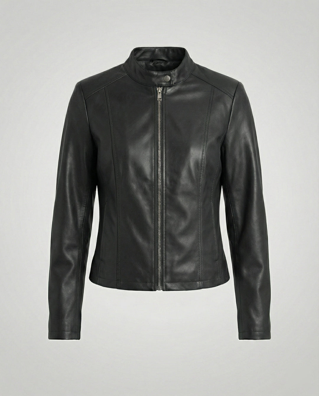 Damen Bikerjacke Lederimitat