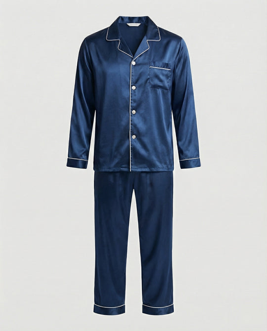 Luxuriöser Herrenpyjama Satin