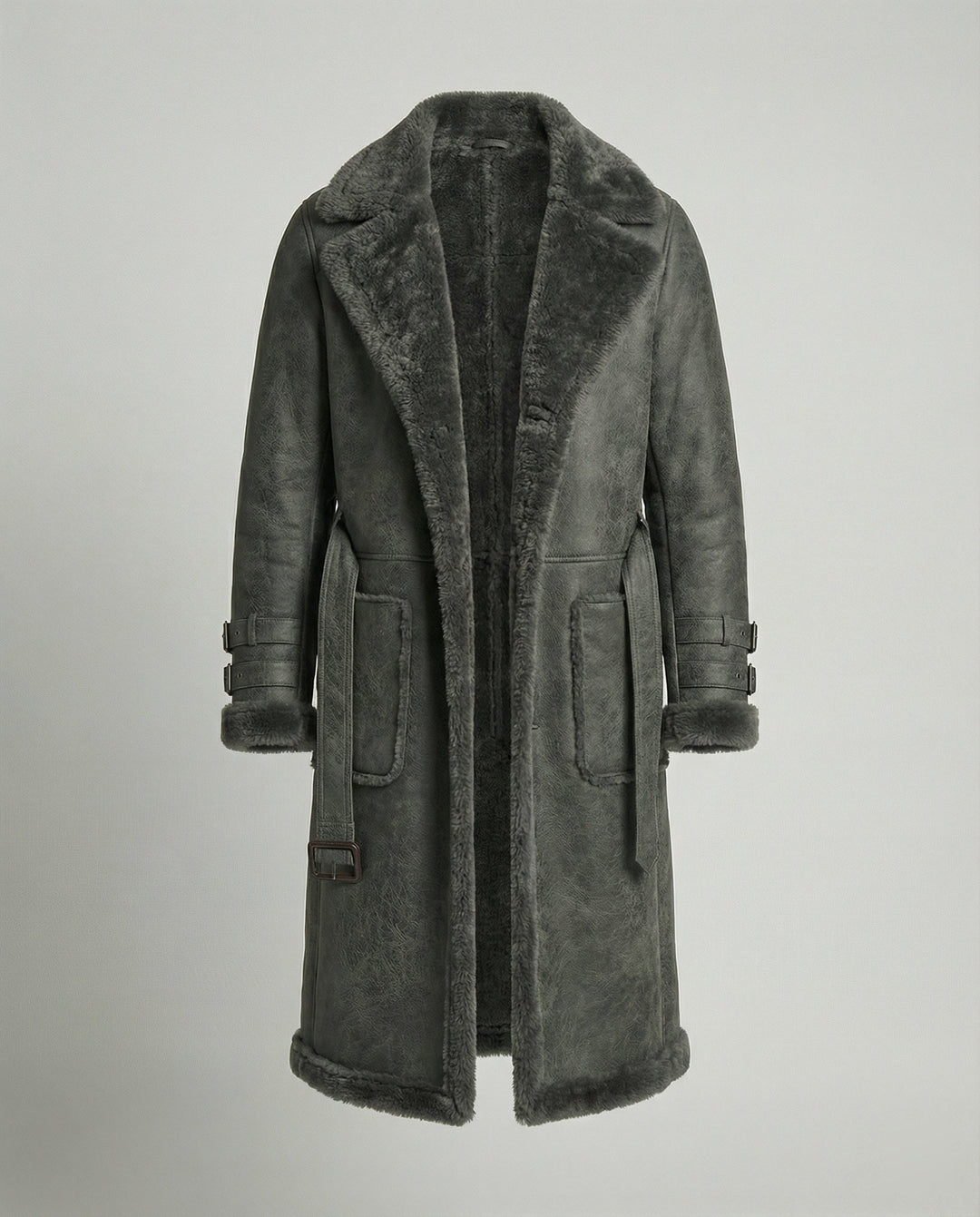 Langer Luxus Wintermantel