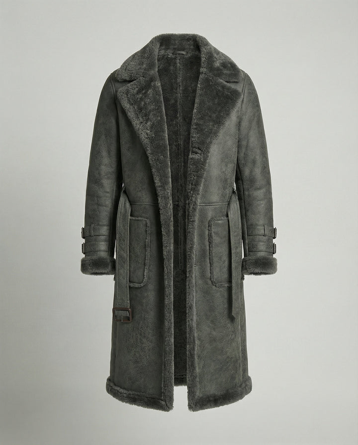 Langer Luxus Wintermantel