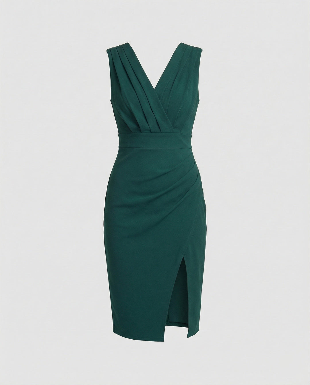Ärmelloses Kleid mit Hoher Taille