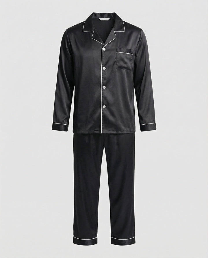 Luxuriöser Herrenpyjama Satin