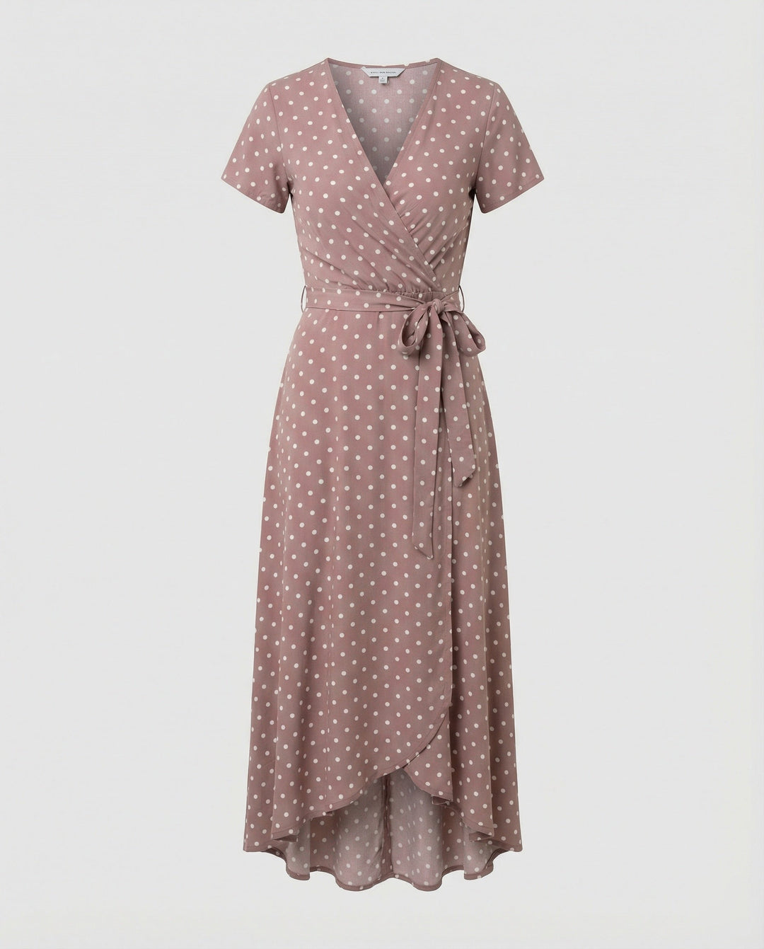 Damen Wickel Maxikleid mit Schlitz