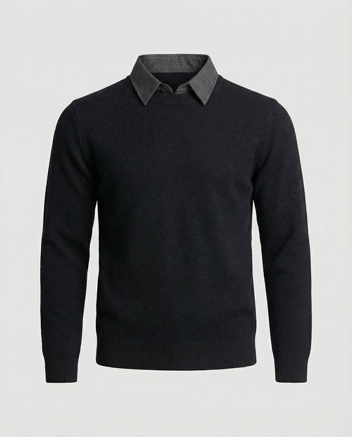 Eleganter Feinstrickpullover Herren