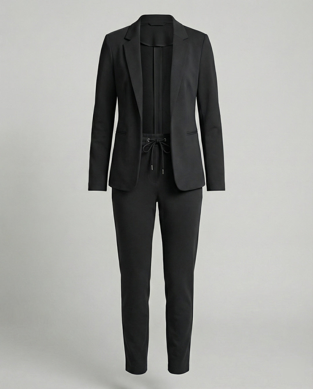Damen Hosenanzug Mit Offenem Blazer Und Hose