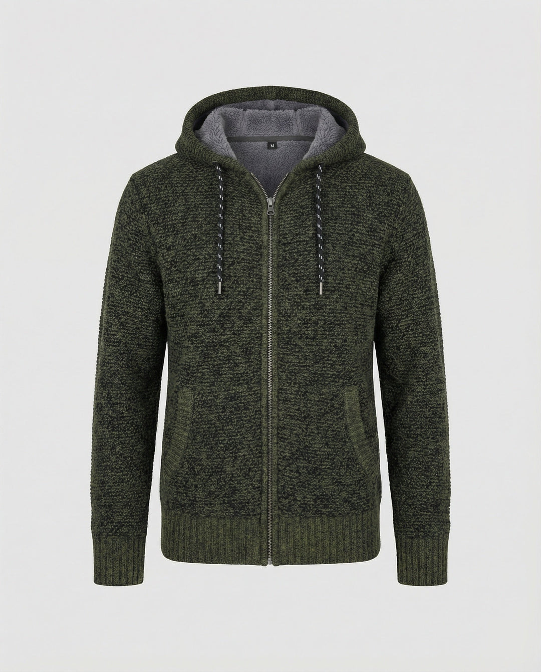 Lässige Herbst Strickjacke Kapuze