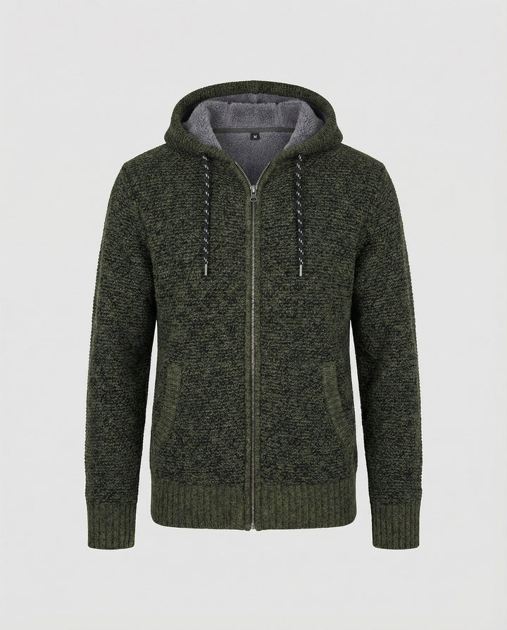 Lässige Herbst Strickjacke Kapuze