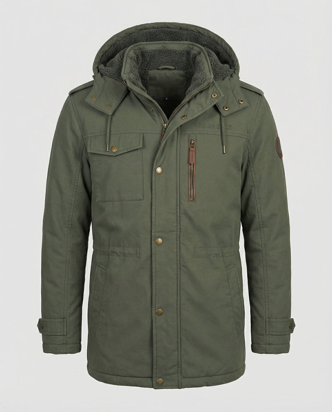 Lässige Gepolsterte Herrenjacke