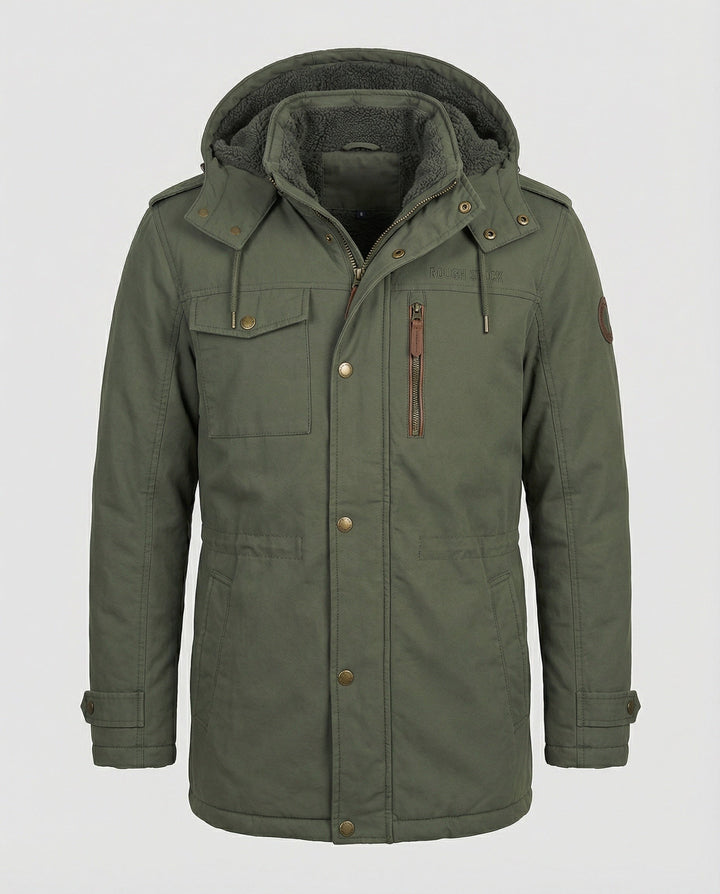 Lässige Gepolsterte Herrenjacke