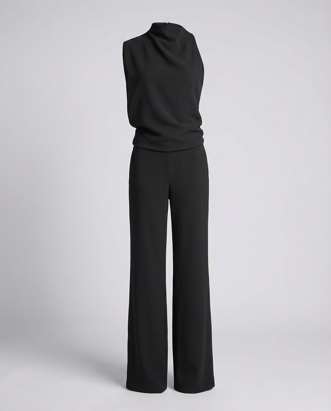 Eleganter Jumpsuit mit Rundhalsausschnitt für Alltag & Besondere Anlässe | Nord Taschen