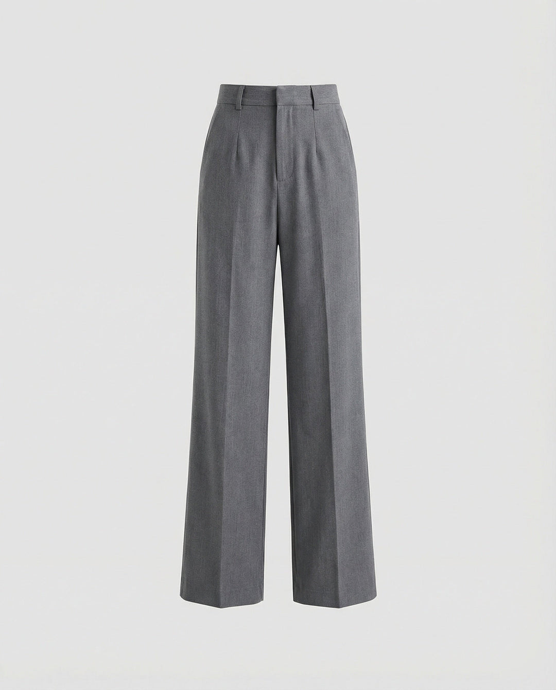 Damen weite Stoffhose mit Bügelfalte
