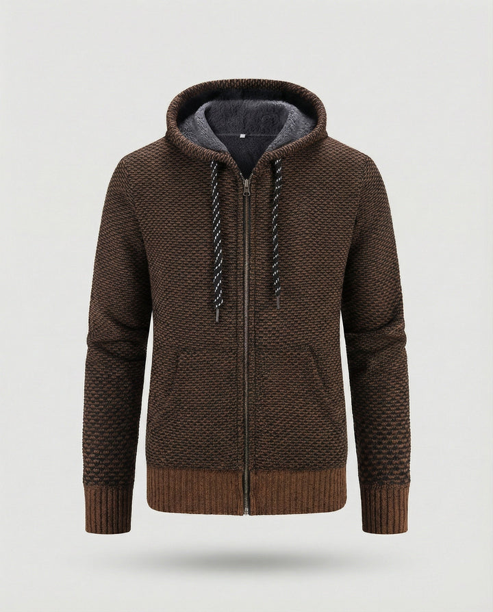 Lässige Herbst Strickjacke Kapuze