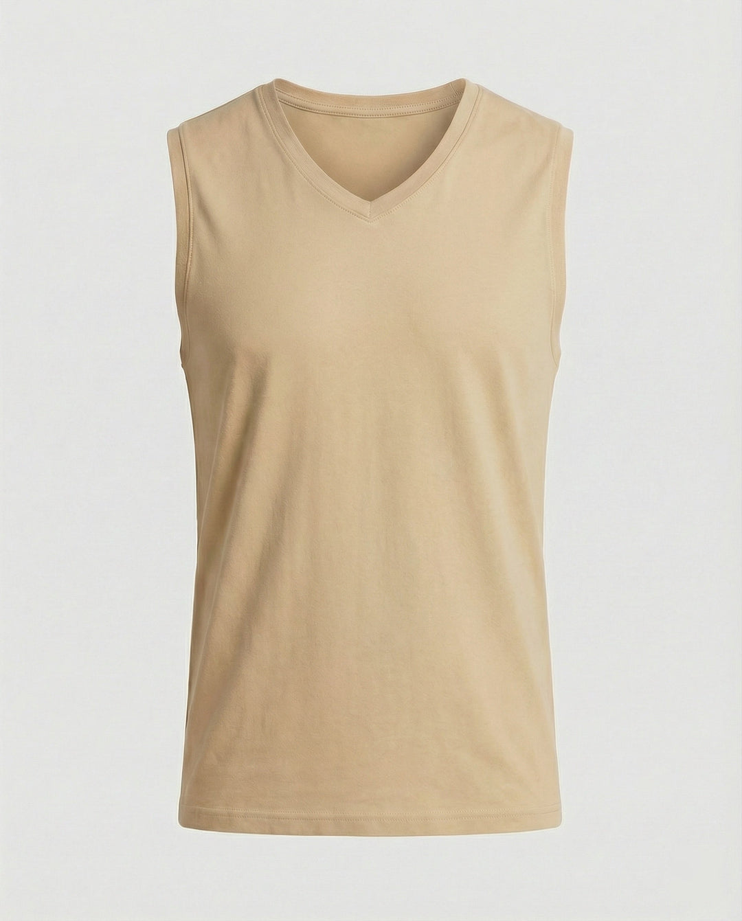 Herren ärmelloses V-Ausschnitt-Tanktop aus atmungsaktivem Stretchmaterial
