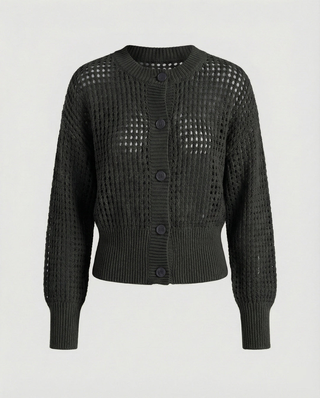 Damen luftiger Strickcardigan