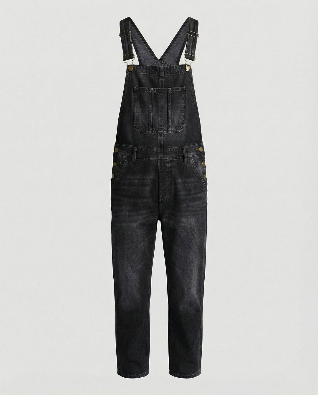 Herren Jeans Latzhose robust mit verstellbaren Trägern