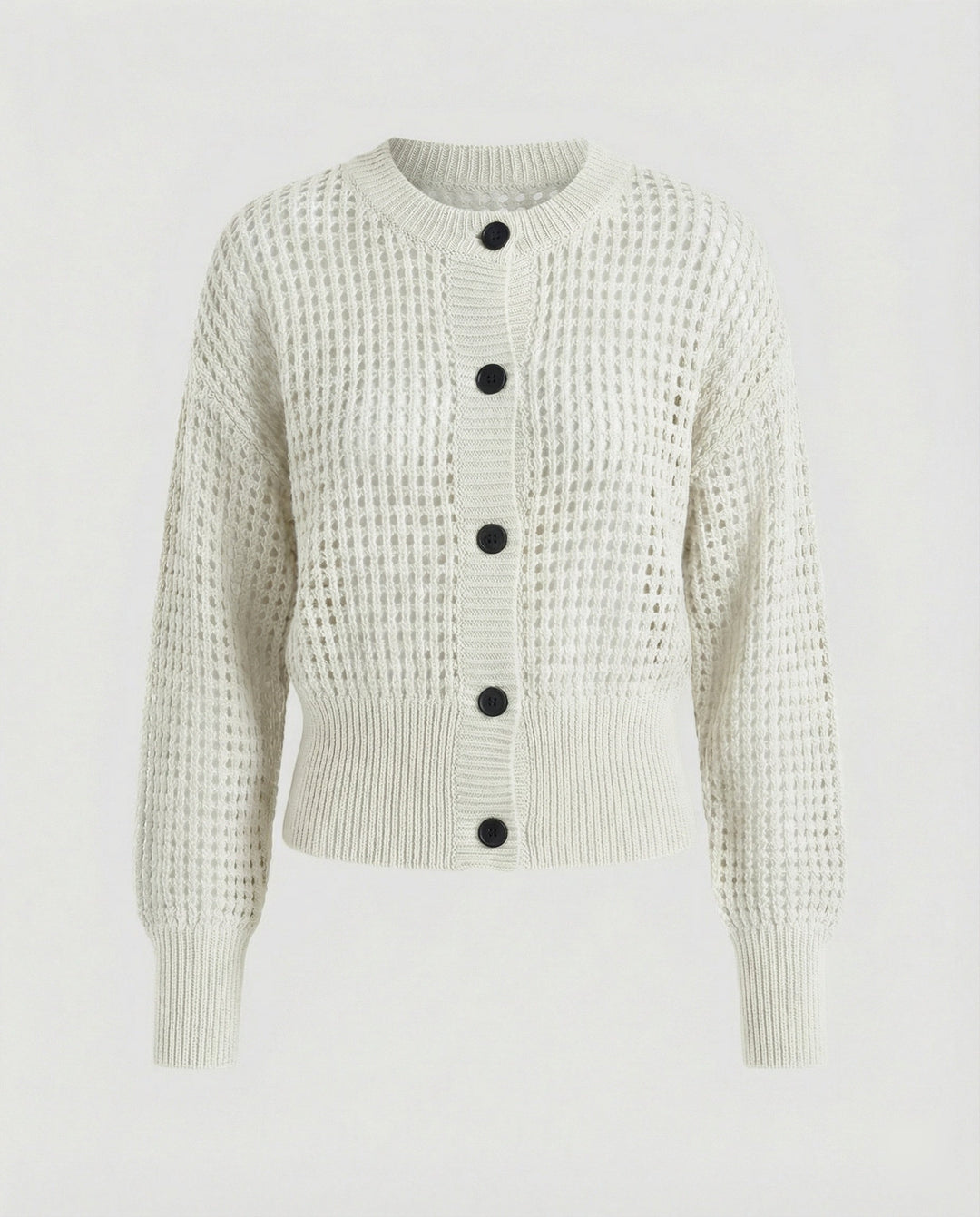 Damen luftiger Strickcardigan