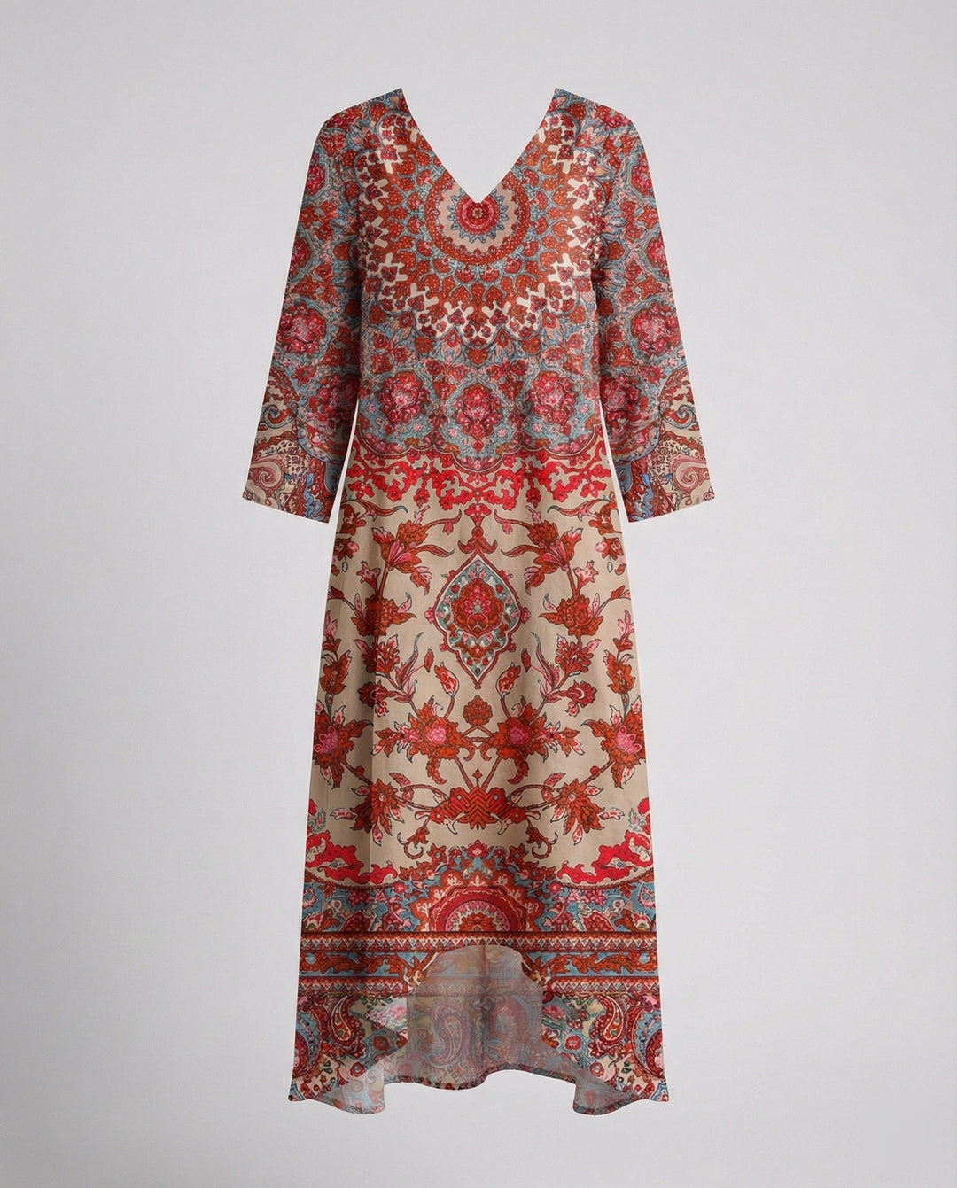 Boho Maxikleid Sommer Damen Taschen