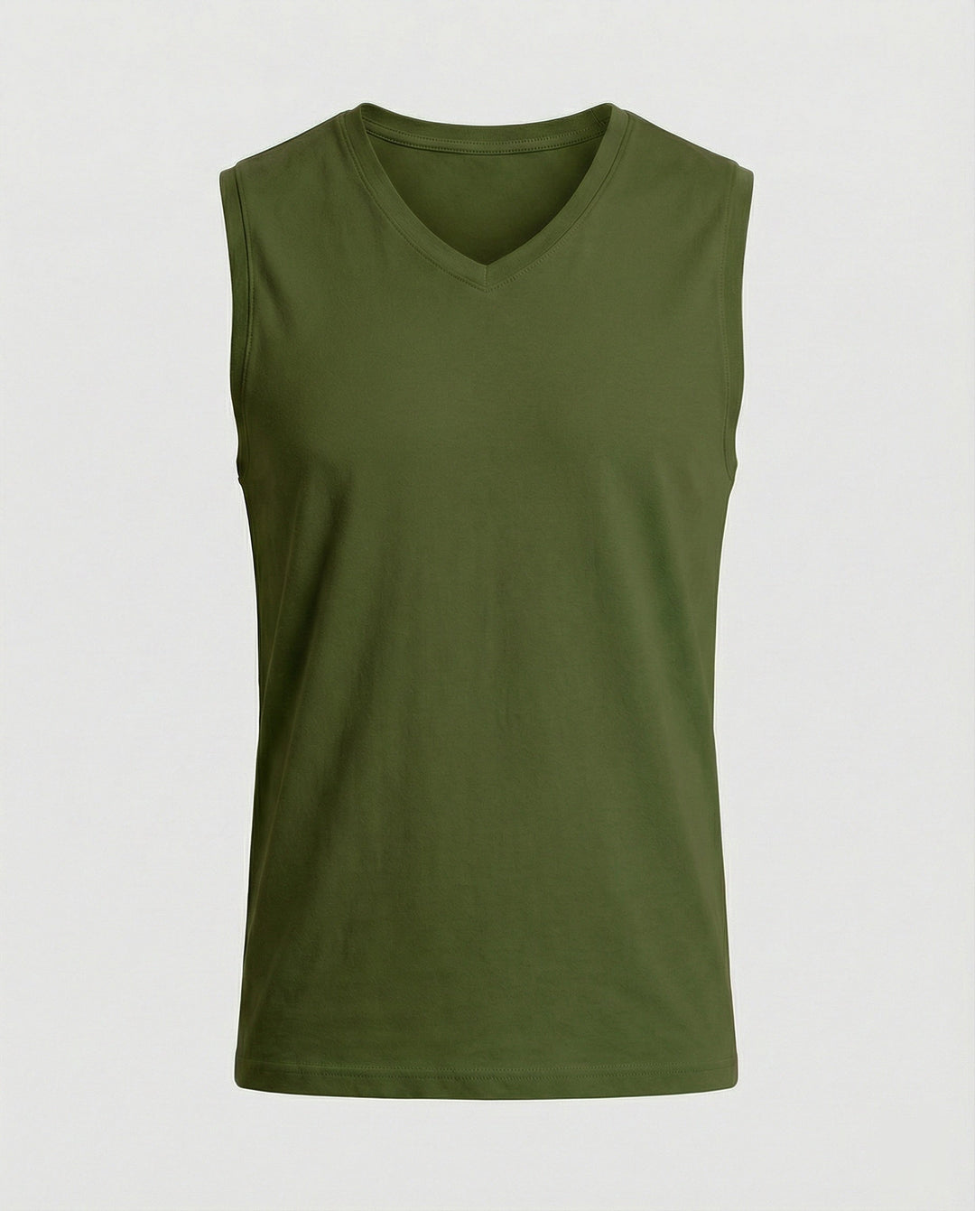Herren ärmelloses V-Ausschnitt-Tanktop aus atmungsaktivem Stretchmaterial