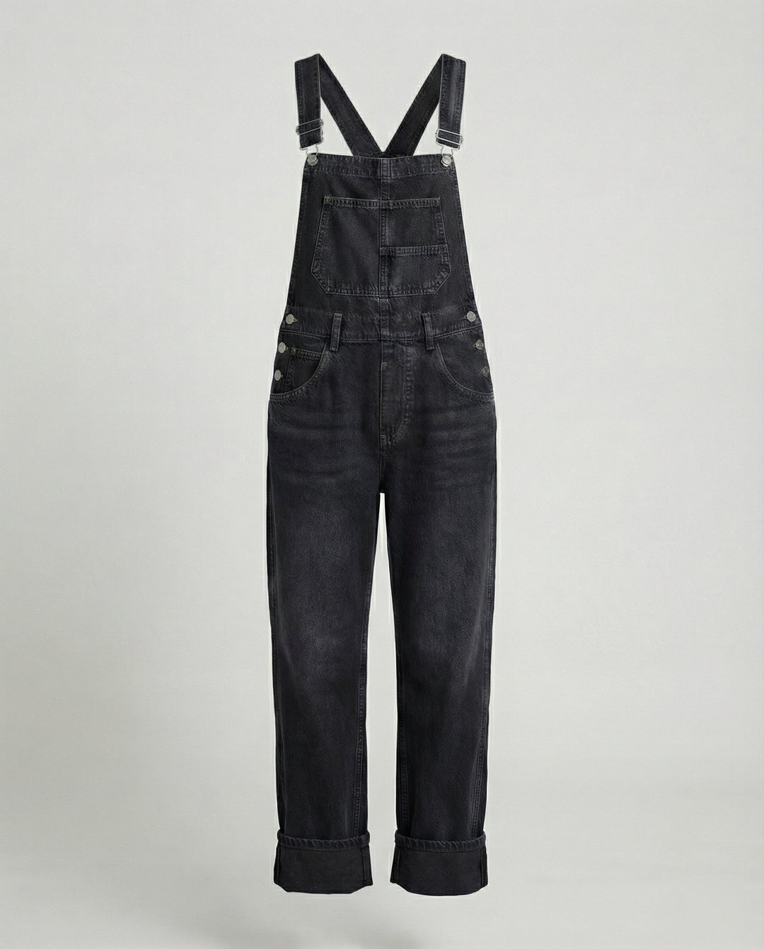Damen Latzhose Jeans gerade