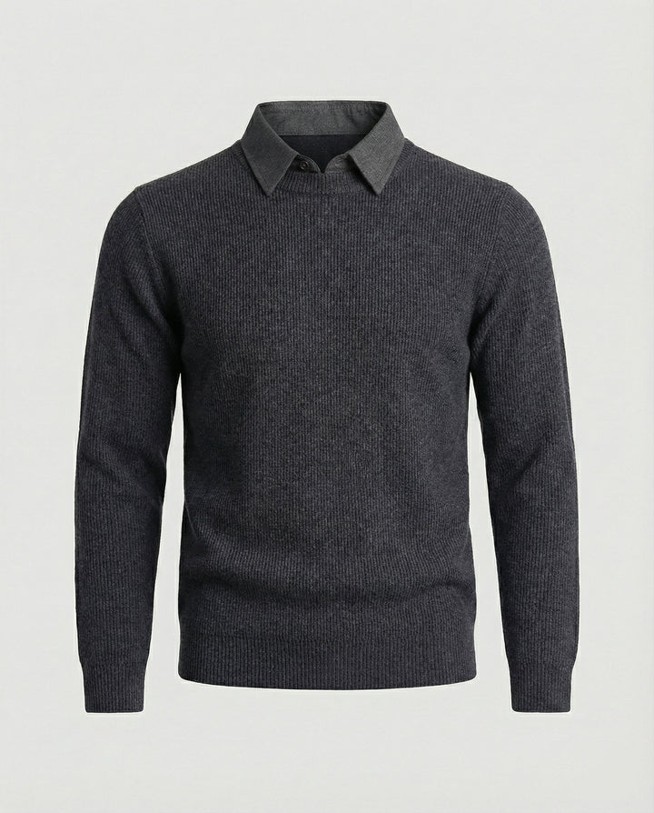 Eleganter Feinstrickpullover Herren