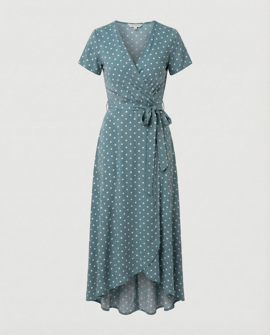 Damen Wickel Maxikleid mit Schlitz