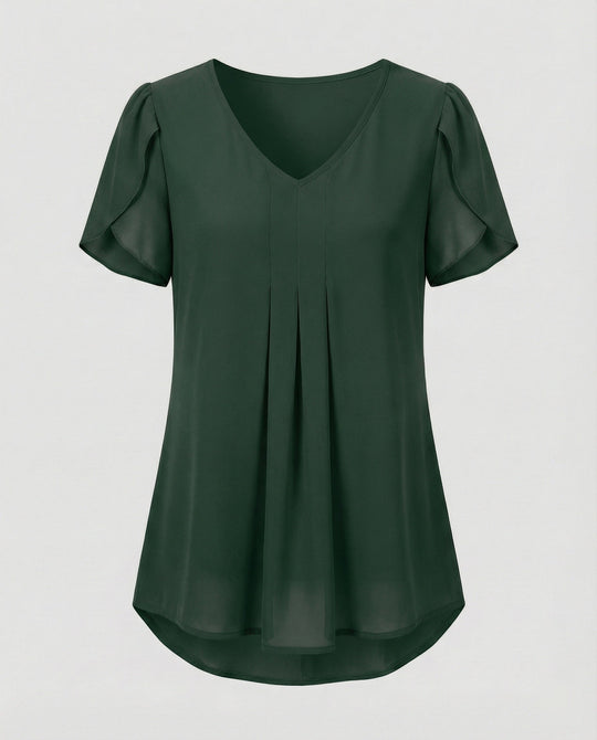 Tunika Bluse Damen mit Schmetterlingsärmeln