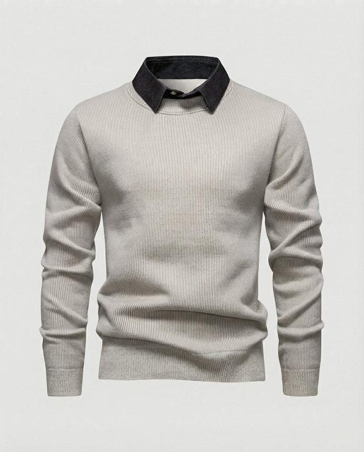 Eleganter Feinstrickpullover Herren