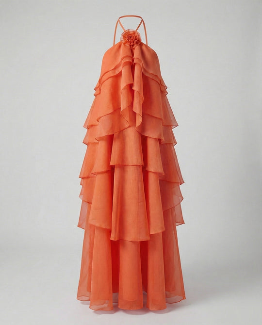 Damen Sommerkleid kurz mit Volants