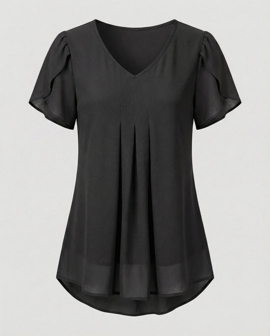 Tunika Bluse Damen mit Schmetterlingsärmeln