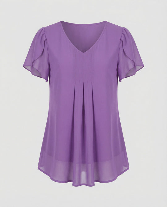 Tunika Bluse Damen mit Schmetterlingsärmeln