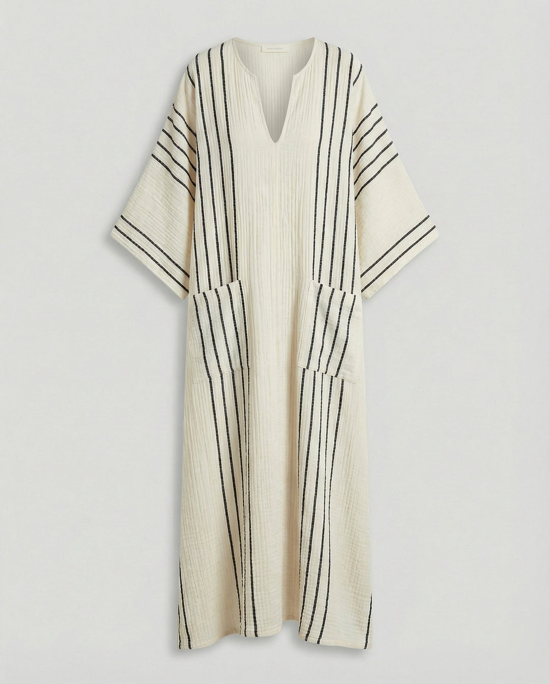 Leinen Kaftan Maxikleid Damen