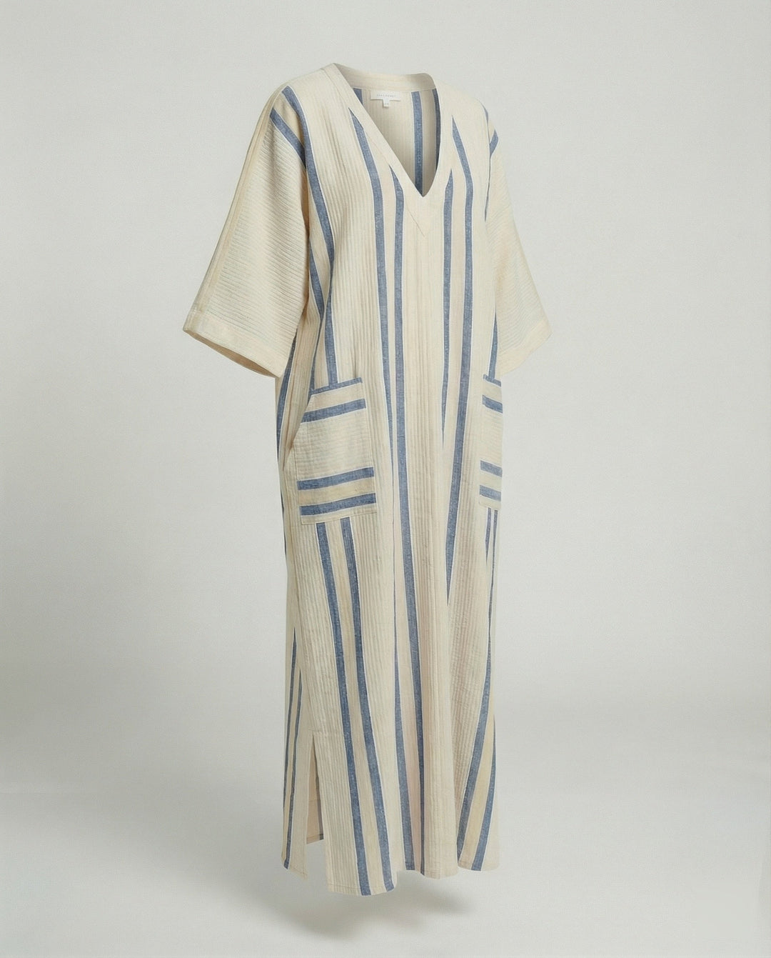 Leinen Kaftan Maxikleid Damen
