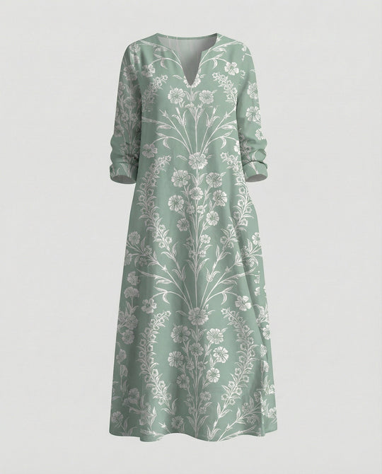 Boho Maxikleid Sommer Damen Taschen