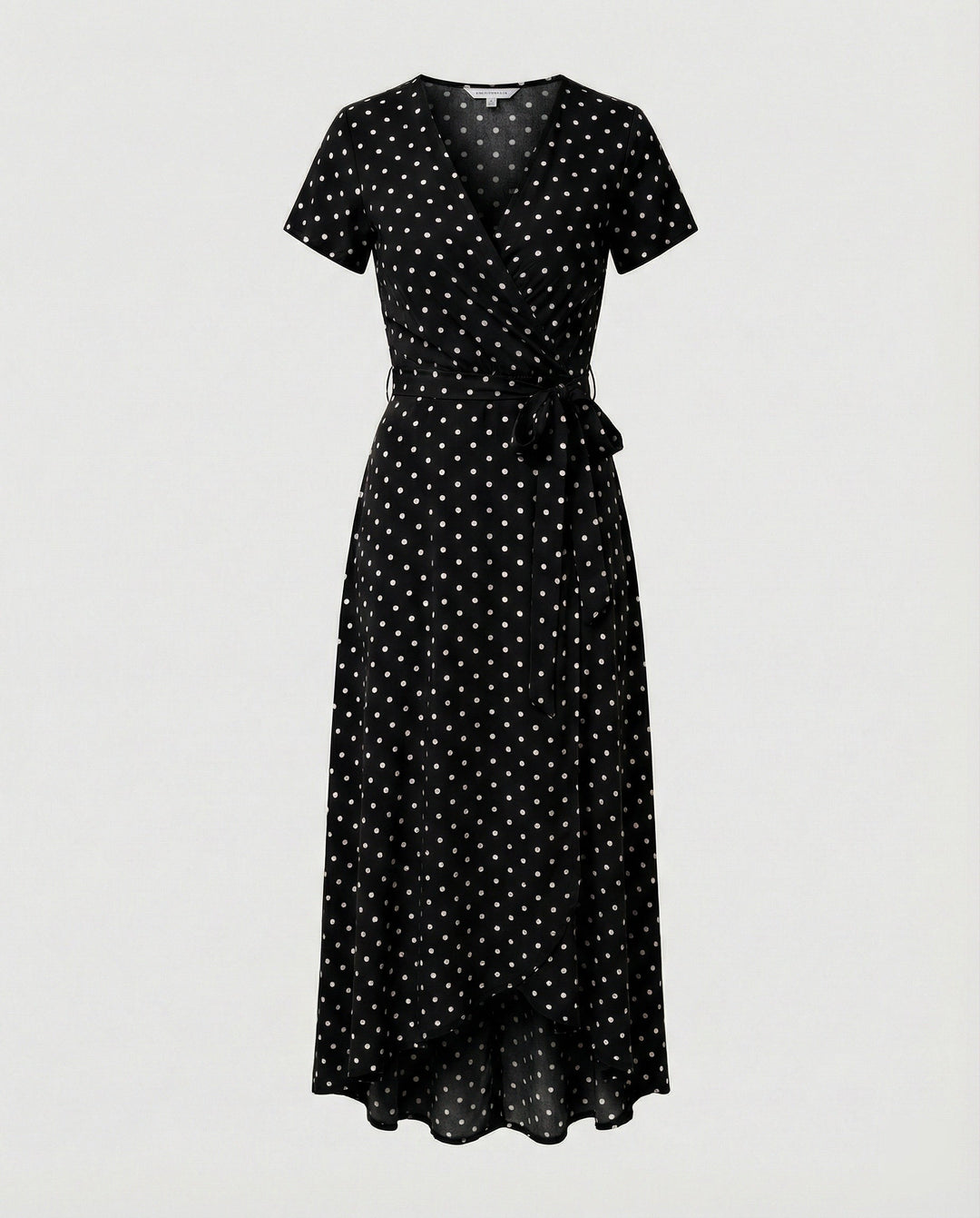 Damen Wickel Maxikleid mit Schlitz
