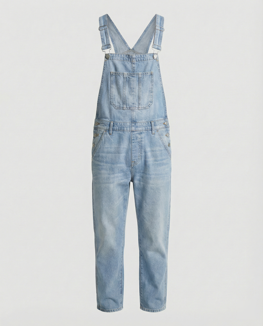 Herren Jeans Latzhose robust mit verstellbaren Trägern - Arvani