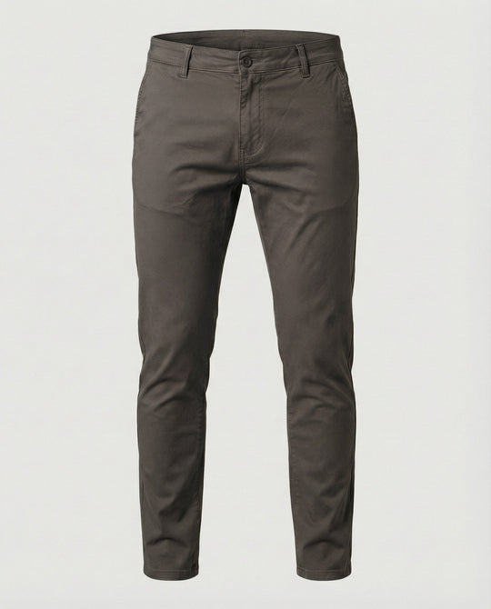 Herren Chinohose Slim Fit mit Elastikbund